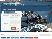Tablet Screenshot of motorradvermietungkreta.com